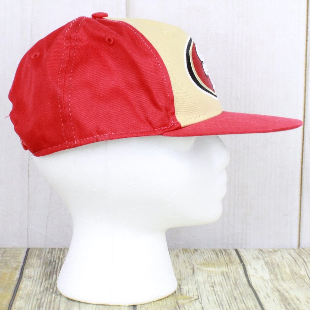 NWOT 47 Brand Red Youth San Francisco 49ers NFL Snapback Cap - Picture 6 of 10